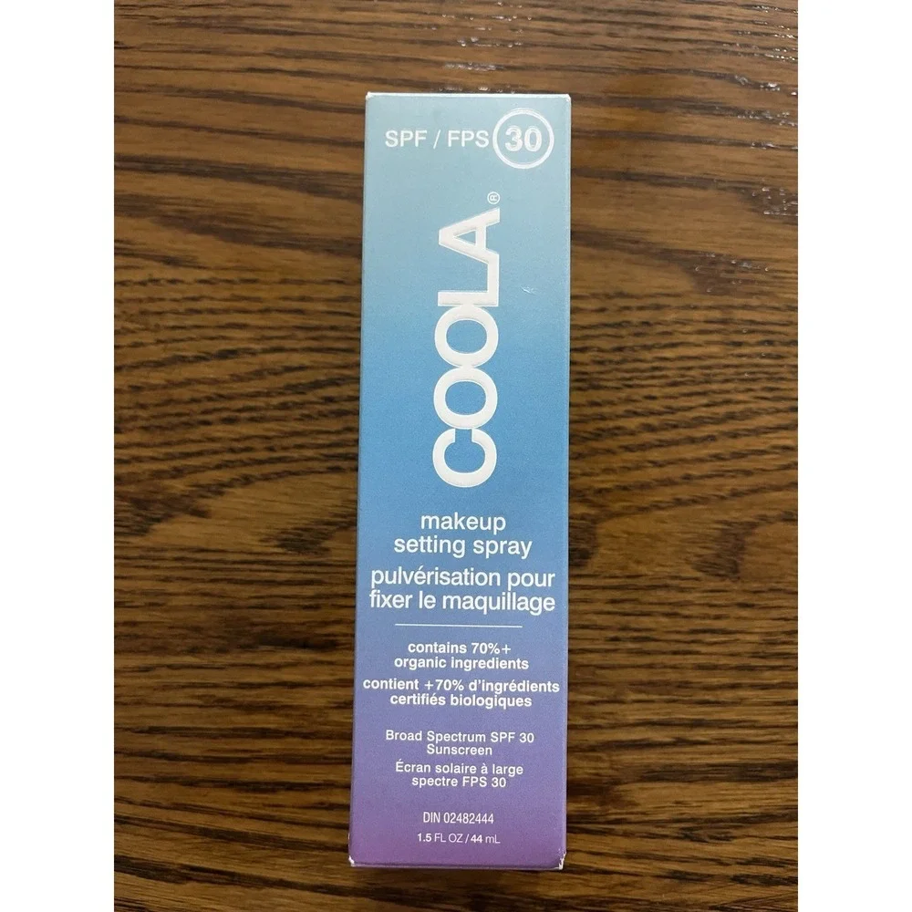 Coola 70%+ Oragnic Makeup Setting Sunscreen Spray with SPF30-1.5fl oz/44ml